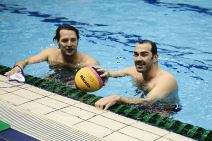 Gocić i Nikić Oproštajna utakmica Srbija-Tim Sveta Tašmajdan FOTO