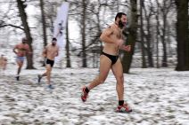 Ada Ciganlija zaleđena vožnja bicikla