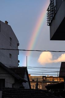 Duga na nebu: Duga u Beogradu FOTO