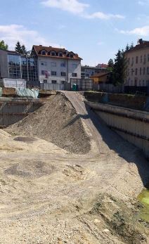 Banjaluka - bara na mestu gradnje tržnog centra