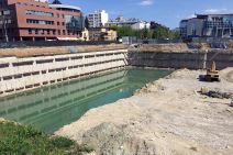 Banjaluka - bara na mestu gradnje tržnog centra