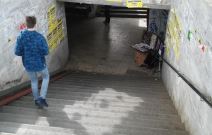 Beograd - osvetljen podzemni prolaz kod Ušća