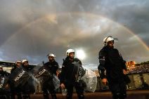 Navijači i igrači FK Partizan proslavili titulu Kupa Srbije.