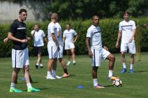 Mladi igrači Partizana na pripremama prvog tima