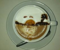 Radul Dubljević - barista - slike na peni kafe