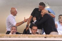 Partizan - Olimpijakos: Slike iz VIP lože, Obradović, Milošević, Kovačević...