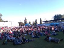 Navijači i atmosfera u Budimpešti na Srbija Hrvatska