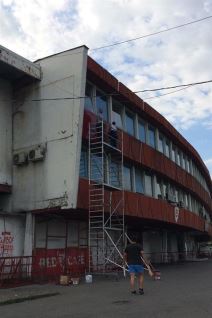 Dika Stojanović i Zvezdaši - renoviranje stadiona "Rajko Mitić"