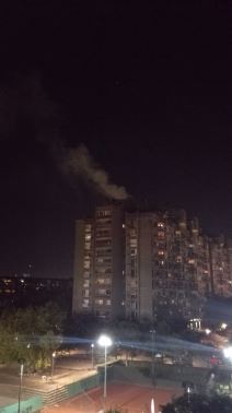 Požar - Novi Beograd - gori stan
