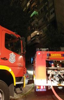 Požar - Novi Beograd - gori stan