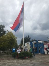 Zastava Srbije - Jarbol u Bloku 21 na Novom Beogradu