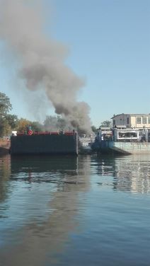  Požar na brodu kod Makiša