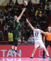 Partizan - Olimpija 77-78 ABA liga 2017 deveto kolo