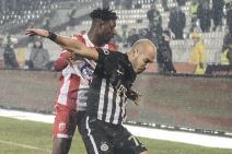 Partizan - Crvena zvezda 1:1, tuča navijača 156. večiti derbi u slikama