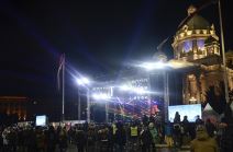 Zana, Željko Samardžić i Van Gogh koncert ispred Skupštine FOTO