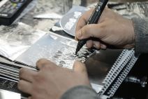 Grupa JNA novi CD, druženje sa navijačima Partizana FOTO