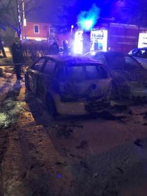 Podgorica Zapaljen automobil u centru grada 