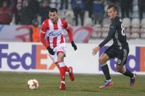 Igrač utakmice Crvena zvezda - CSKA Moskva u Ligi Evrope