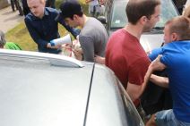 Tuča u Jarku, uhapšen osumnjičeni (FOTO, VIDEO)