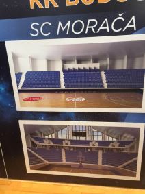 Dvorana Morača Budućnost renoviranje Morače za Evroligu