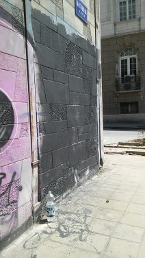 Stjepan Bobek prekrečen mural posvećen Stjepanu Bobeku