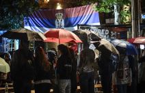 Srbija - Švajcarska navijači na Trgu Nikole Pašića gledaju utakmicu FOTO