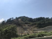 Grdelička klisura - potporni zid - grade galeriju