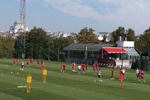 Zvezda trening pred meč sa Radnikom