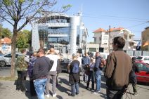 Protest ispred Televizije Pink