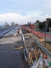 Obilaznica oko Čačka zatvorena, napukao stub na vijaduktu