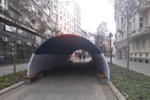 Novogodišnji tunel na Obilićevom vencu Vučić o ukrasima