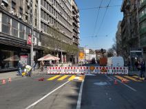 Saobraćaj u centru Beograda ukida se saobraćaj kod Trga republike