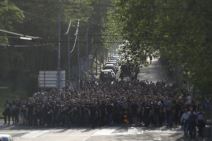 Grobari korteo pred 160 večiti derbi Zvezda - Partizan FOTO