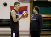 Bogdan Bogdanović Partizan Bogdan na treningu Partizana