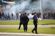 Zvezda - Partizan finale Kupa 2019, fotografije Delije i Grobari korteo ka stadionu