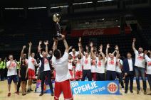 Milan Tomić posle osvojene Superlige i pobede Partizan - Zvezda 75:76