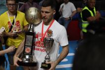 Milan Tomić posle osvojene Superlige i pobede Partizan - Zvezda 75:76