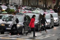 CarGo i taksisti protest taksista u Beogradu