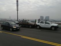 Lančani sudar na Brankovom mostu