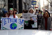 Klimatski štrajk u Beogradu FOTOGRAFIJE