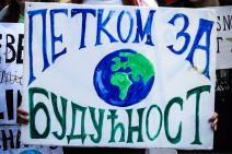 Klimatski štrajk u Beogradu FOTOGRAFIJE