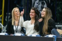 Slavlje košarkaša Partizana posle pobede nad podgoričkom Budućnosti