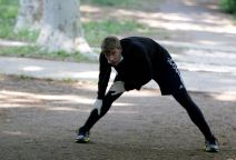 KK Partizan trening Hajd park korona virus