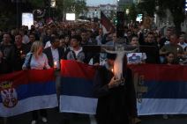 Beograd-SPC-Crna Gora-hapšenje sveštenika-skup podršle