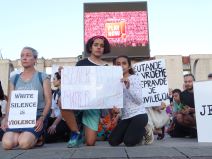 Crna Gora protest u Podgorici protiv rasizma 