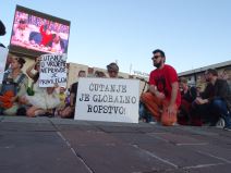 Crna Gora protest u Podgorici protiv rasizma 