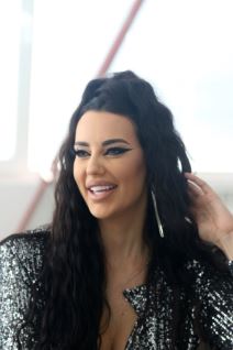 Katarina Grujić na snimanju novog spota, fotografije