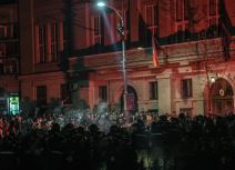 Demonstracije u Beogradu - Ambasada SAD