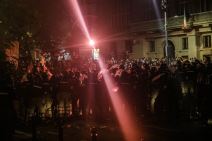 Demonstracije u Beogradu - Ambasada SAD