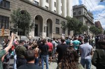 Protest - Upravni sud - Obaranje izbora - Saša Radulović - Dosta je bilo /  FOTO / VIDEO